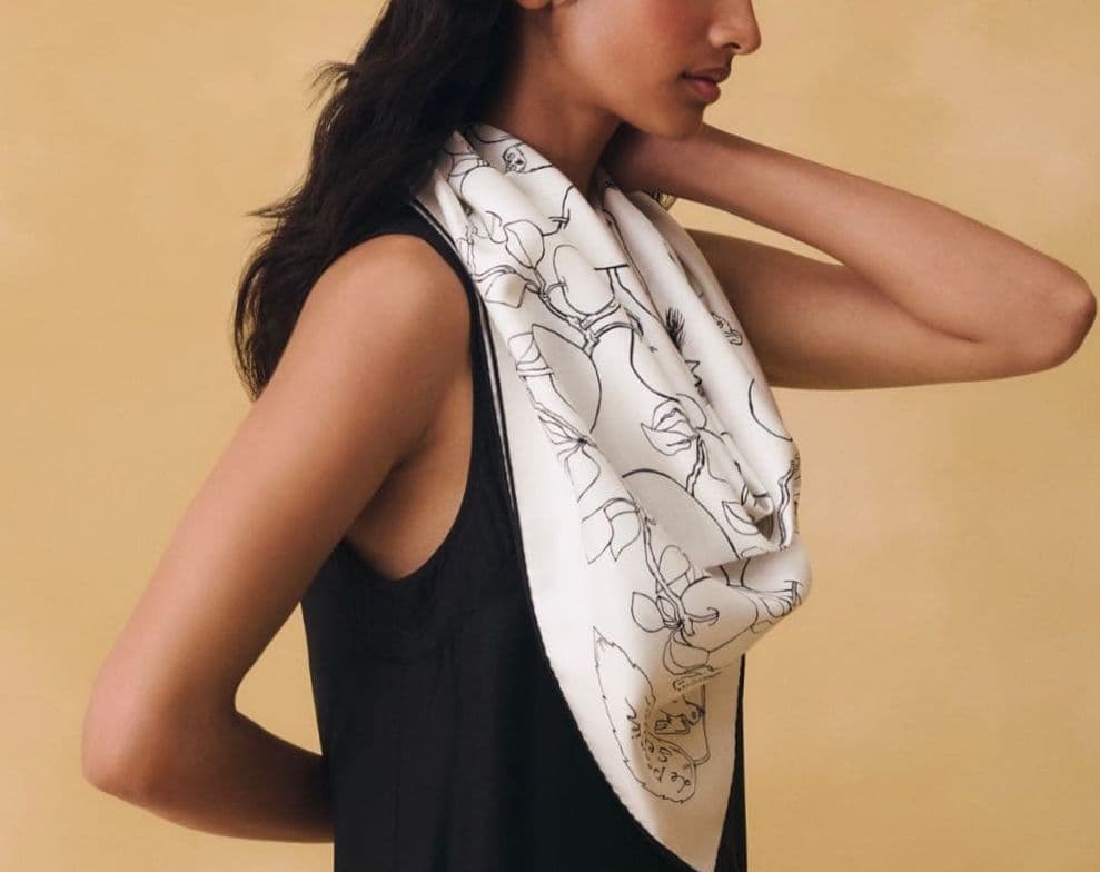 エルメス カレ90 ルポミエセリエ ホワイト 2026SS