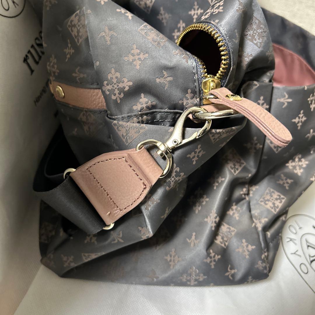 年末SALE❣️russet キャリーバックに乗せられるボストンバッグ♪