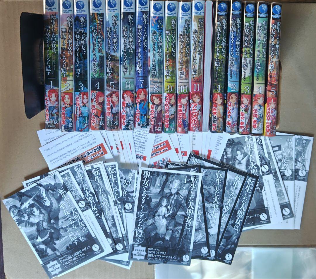 初版帯付　転生した大聖女は、聖女であることをひた隠す　小説　特典多数