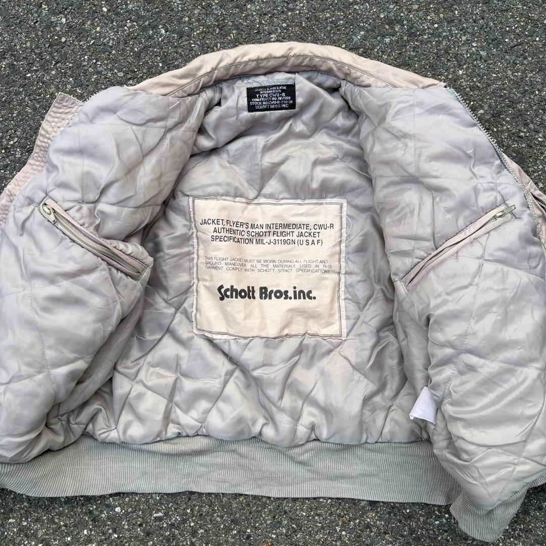 気*！様 90s CWU-R schott MA-1 フライトジャケット サイズ