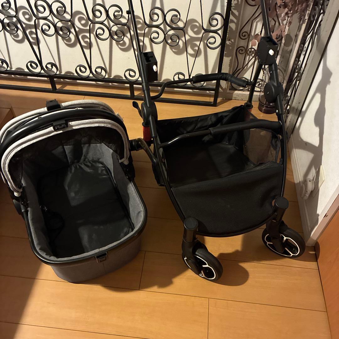 Piccolo Cane ペットカート グレー