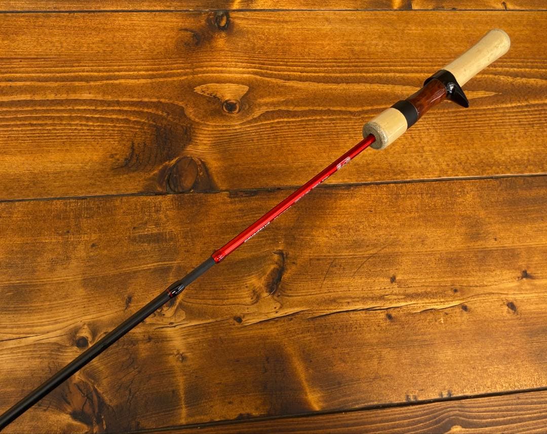 トラウトロッド　ウッド調　485UL 424UL ベイトロッド　パックロッド