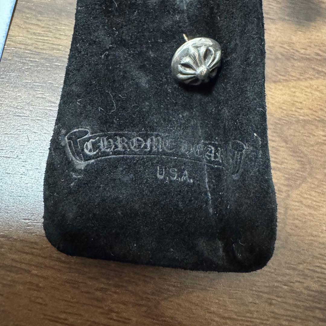 CHROM HEARTS クロムハーツ クロスボール ピアス シルバー