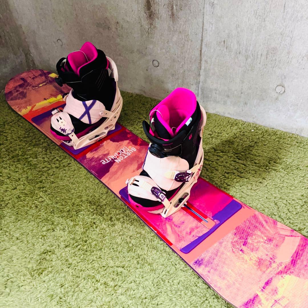 【希少サイズ】バートン ソーシャライトSOCIALITE 145cm セット