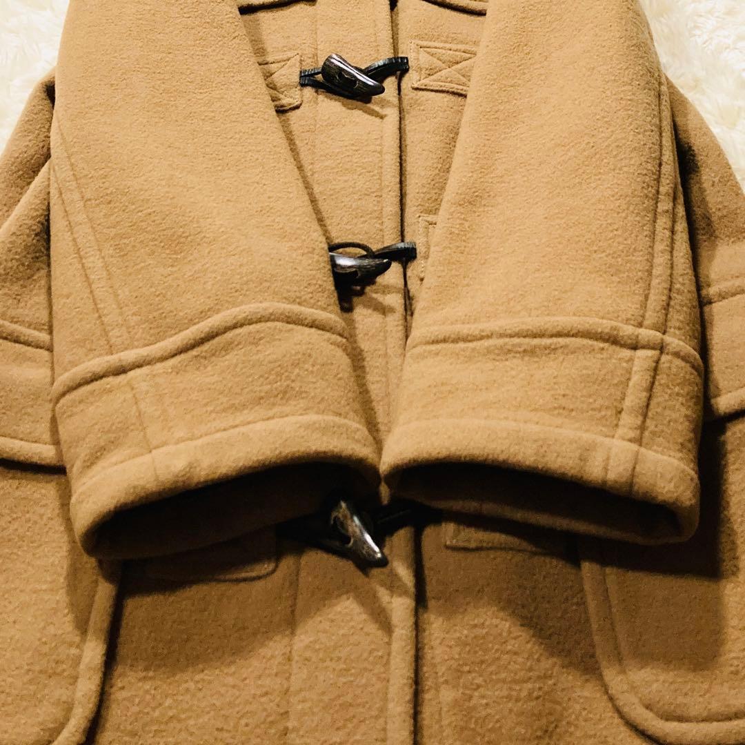 希少★ Burberry バーバリー ダッフルコート ノバチェック キャメル M