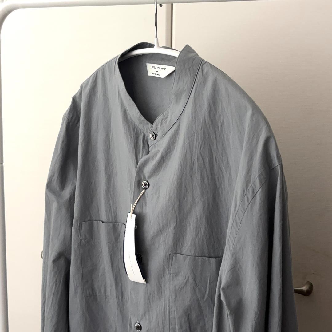 新品 22AW STILL BY HAND SH05223 バンドカラー 48