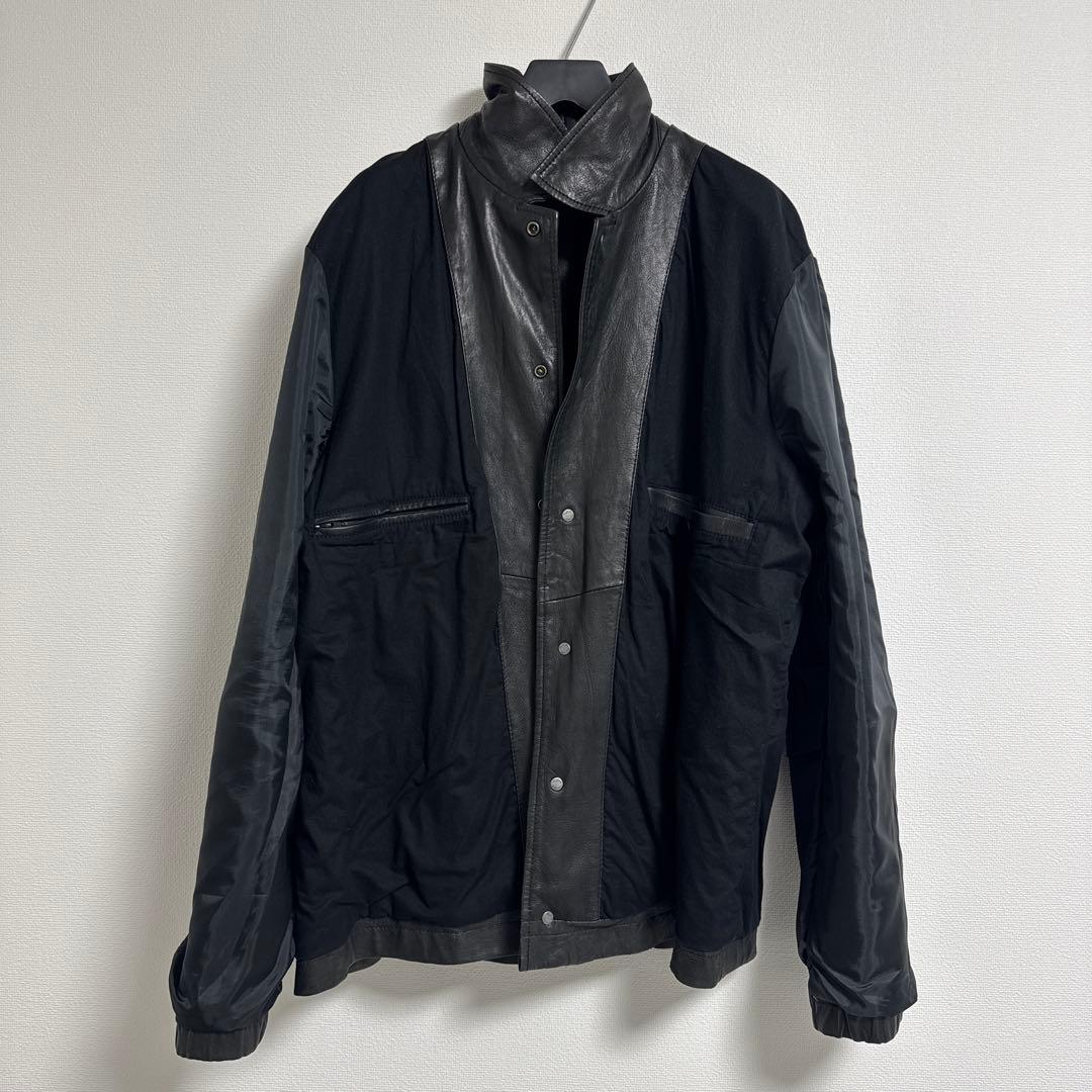 く*ら様 Nudie Jeans Co. ブラックレザージャケット Lサイズ