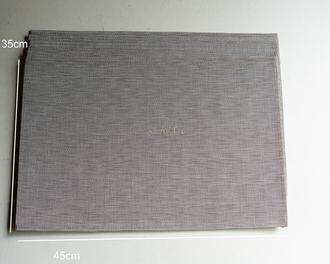 Chilewich チルウィッチ ランチョンマット6枚 グレー　テーブルマット