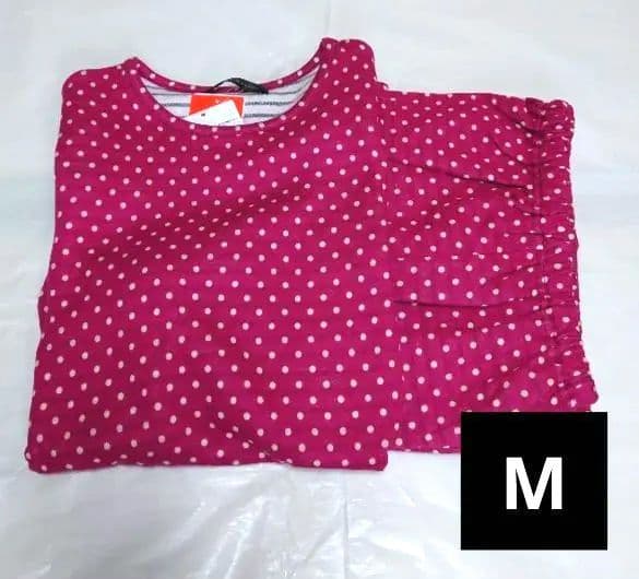 新品タグ付き ワコール マタノアツコ パジャマ ルームウェア ドット キルト M