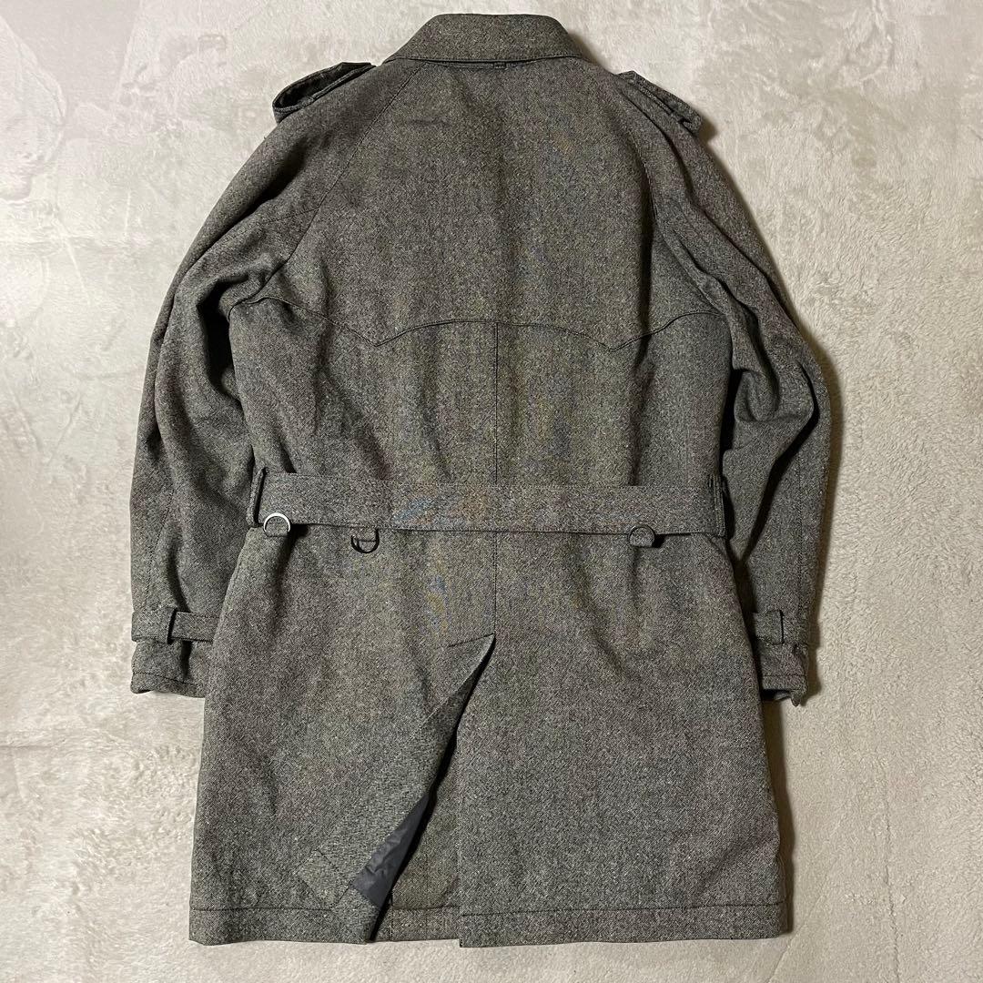 PS ポールスミス ライトツイード トレンチコート L 美品 キルトライナー