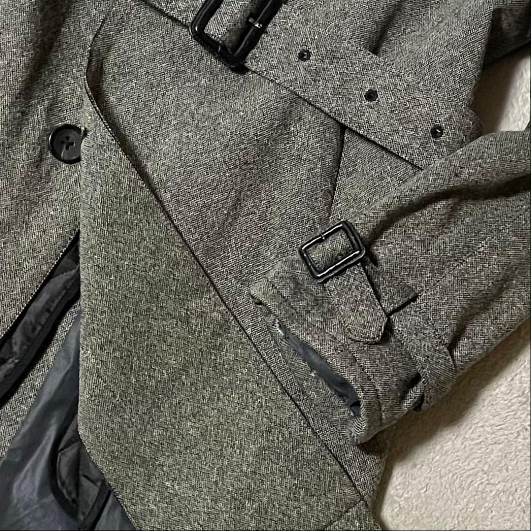 PS ポールスミス ライトツイード トレンチコート L 美品 キルトライナー