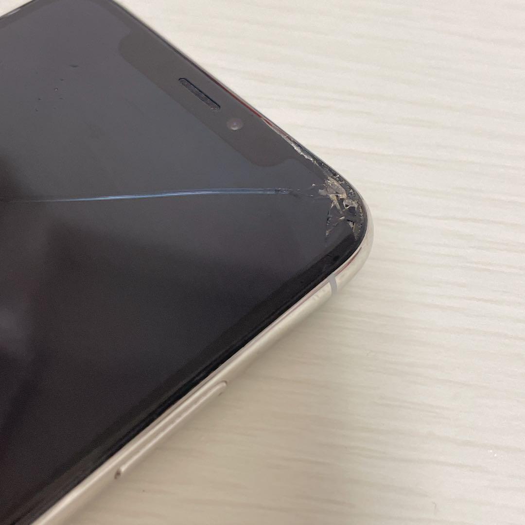 iPhone XS 64GB 本体 Face ID不可 画面割れあり