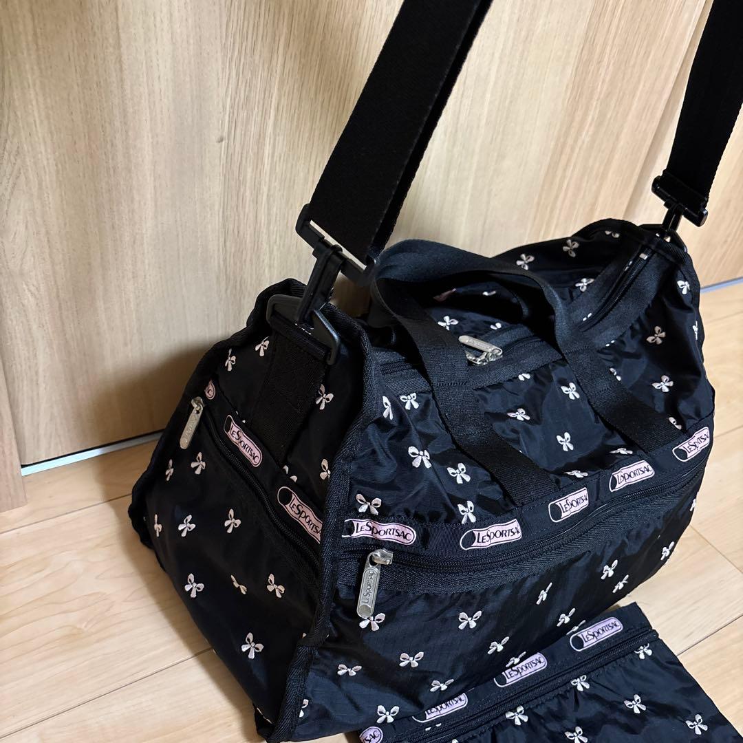 レスポートサック　ハワイ限定ボストンバッグミディアムサイズ　ポーチ付き