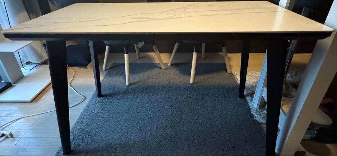 セラミックダイニングテーブル 130cm