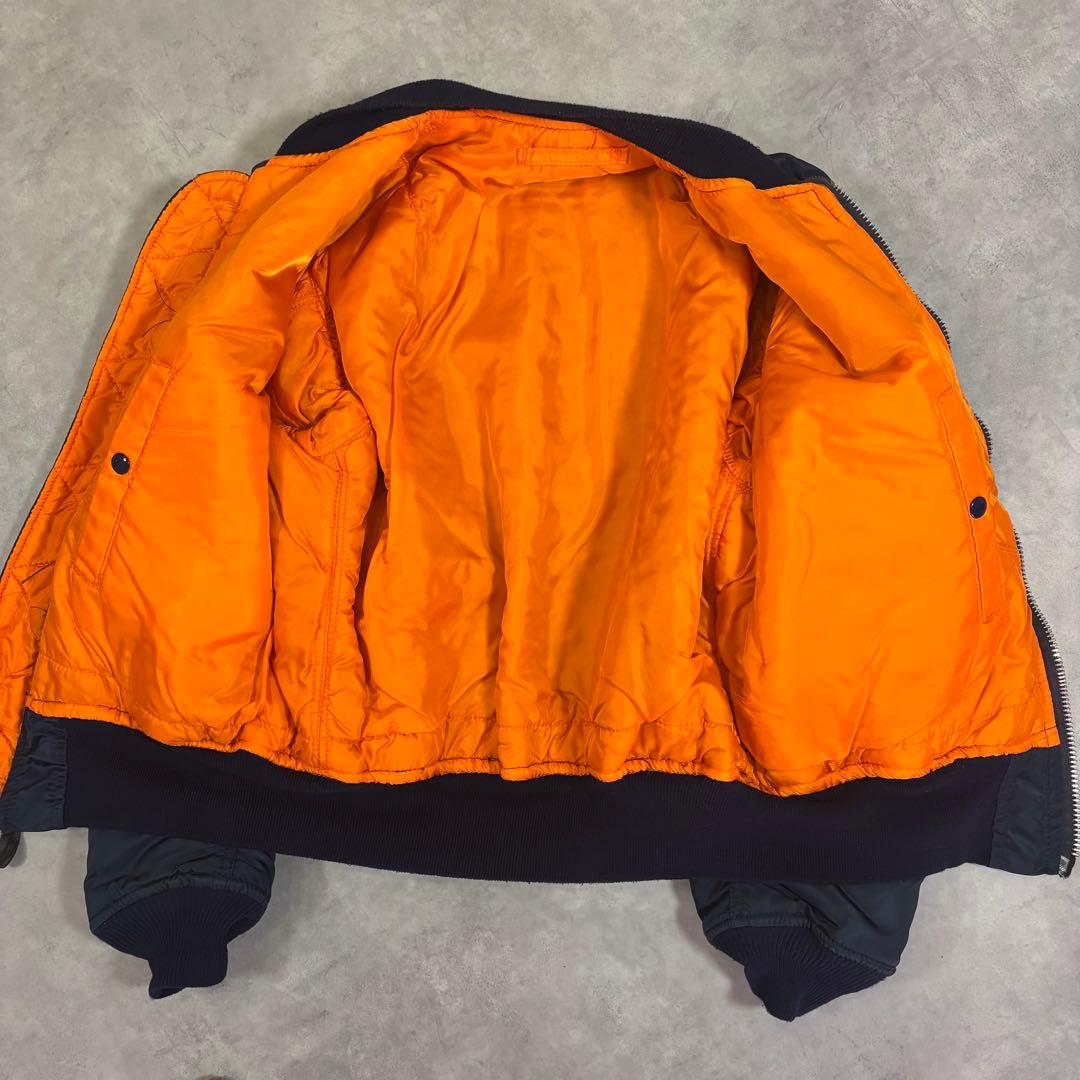 旧タグ ALPHA INDUSTRIES 80s USA製 IDEALジップ