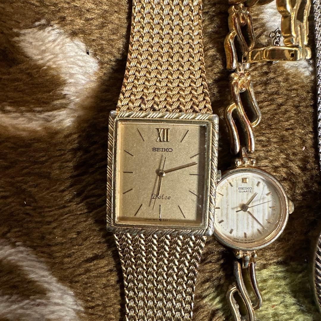 SEIKO Dolce 時計 ゴールド