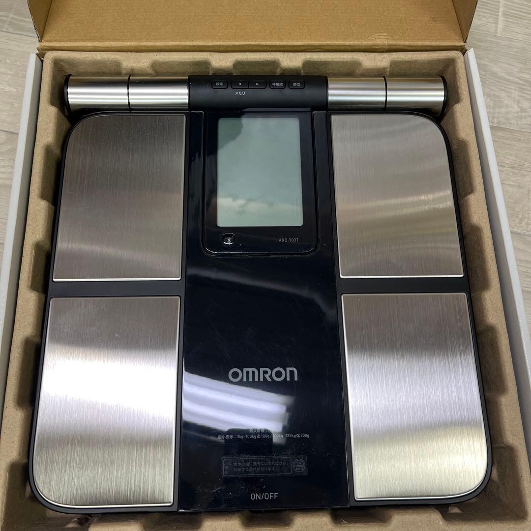 omron 体重体組成計 KRD-703T カラダスキャン