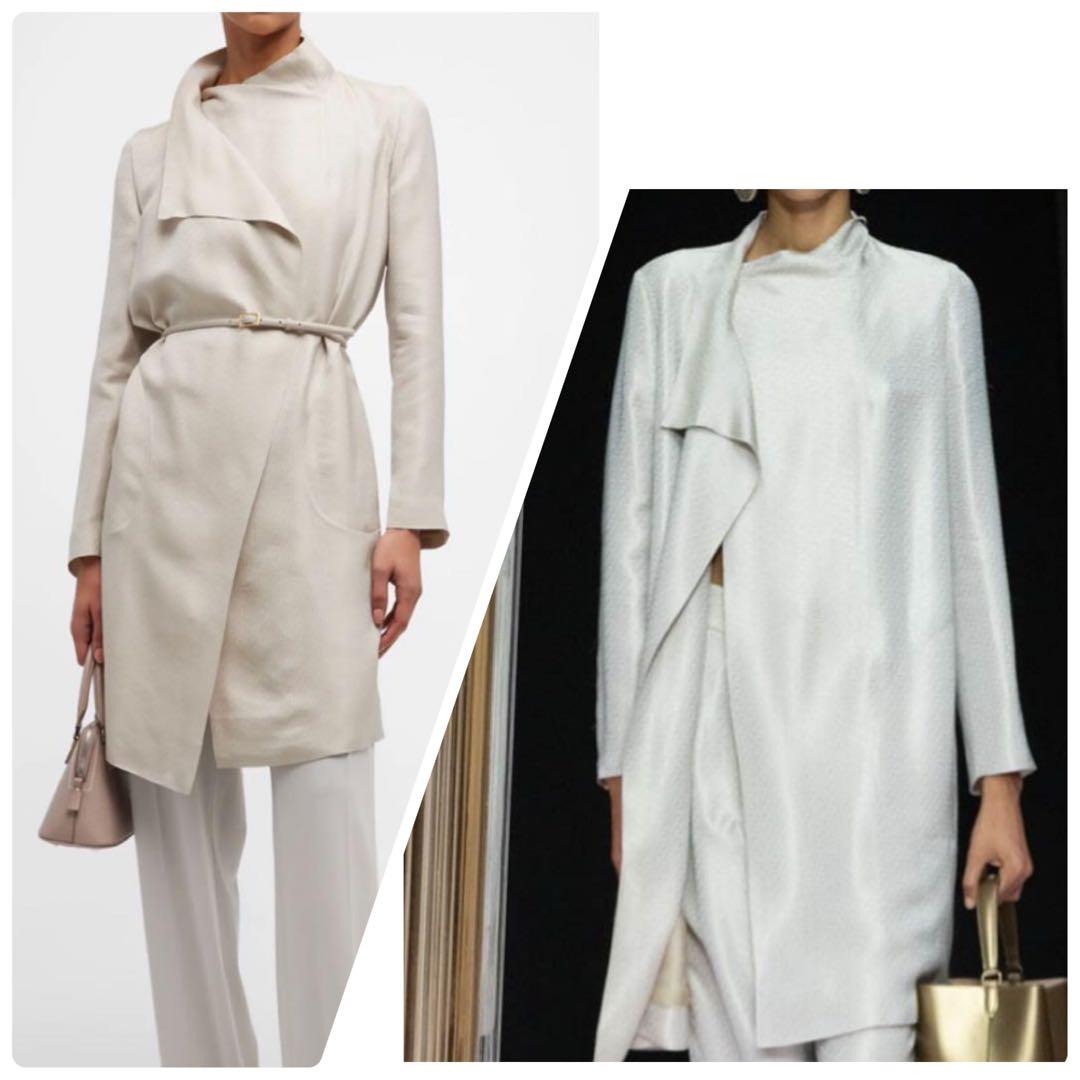 【23SS/約35万】ジョルジオアルマーニ 最高級 黒ラベル コート グレージュ