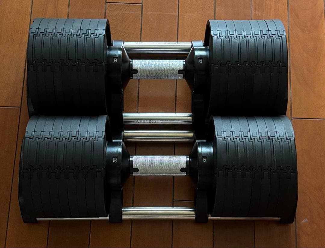 ② NÜO FLEXBELL 32 可変式ダンベル 2個セット