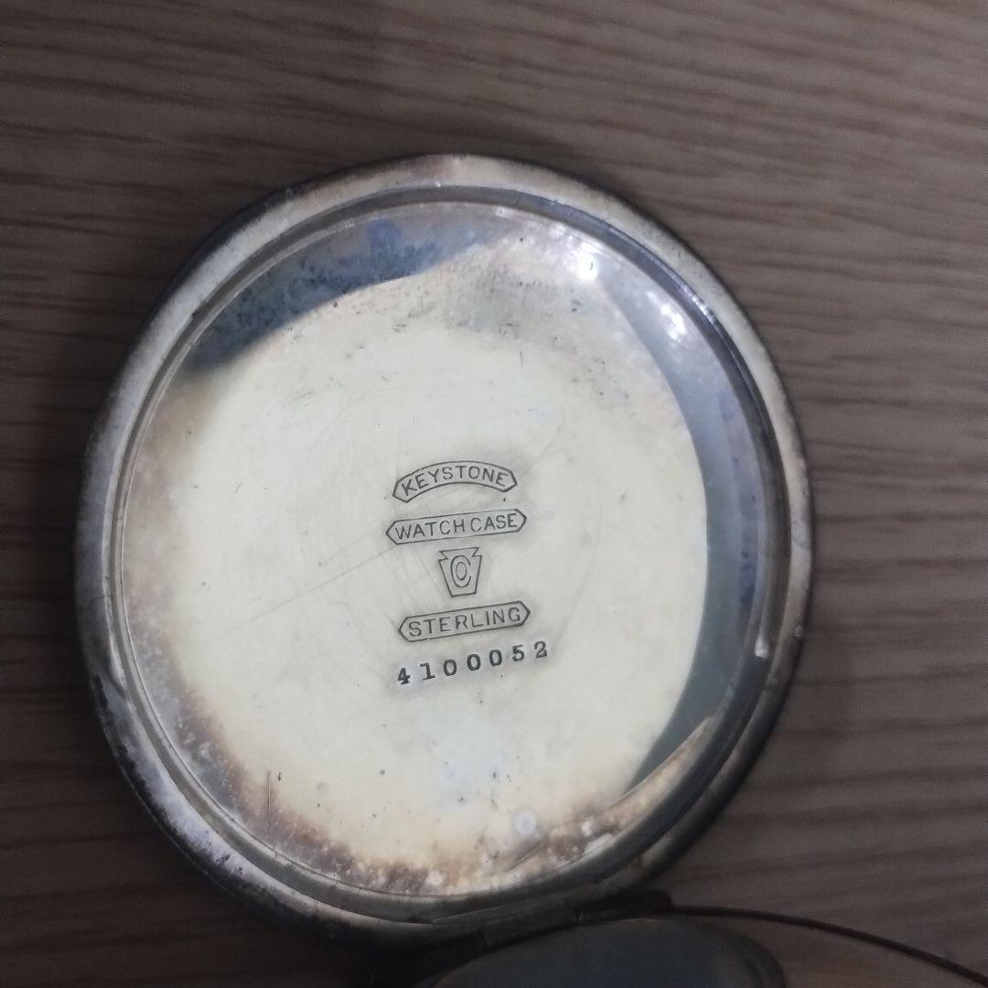 k*3様 シルバー 懐中時計のカバー