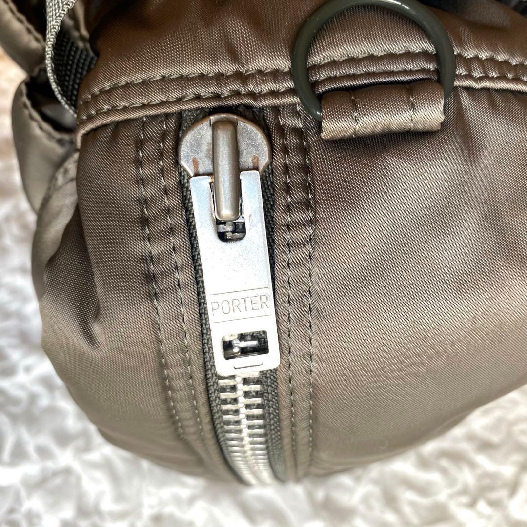 PORTER TANKER 吉田カバン ウエストバッグ 廃盤　シルバーグレー
