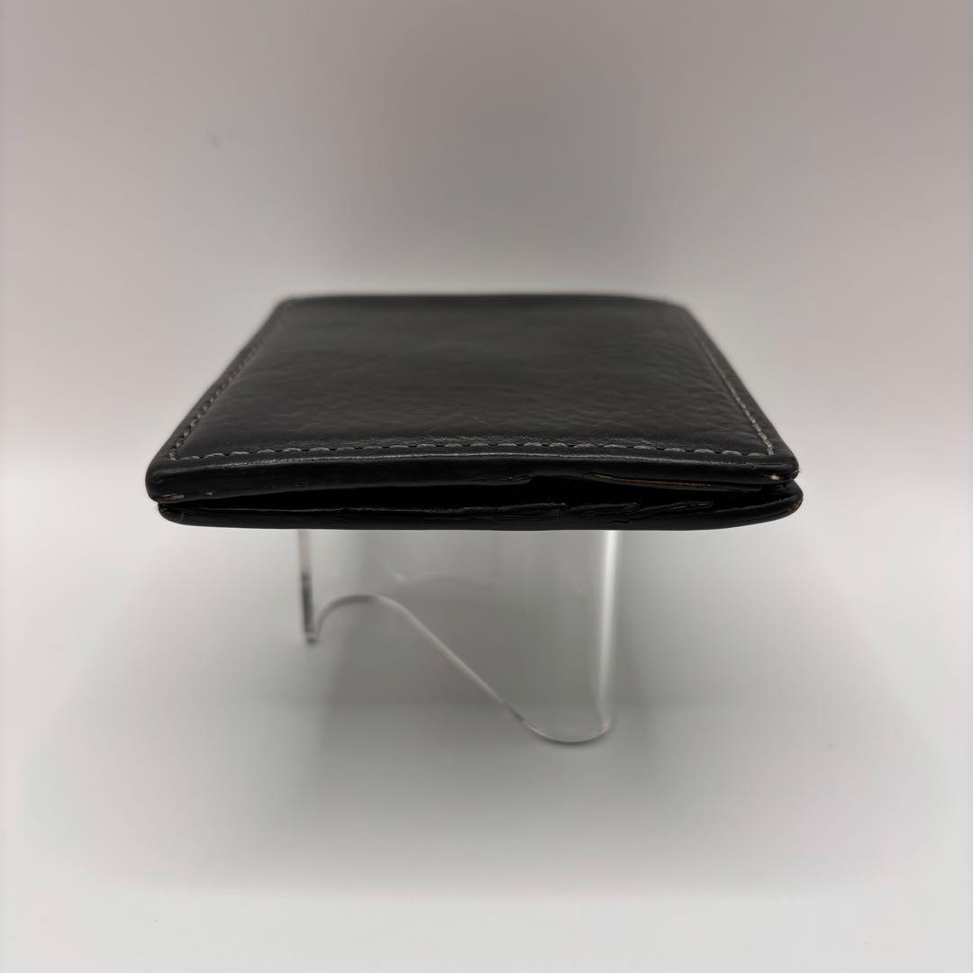 土屋鞄　二つ折り財布　マネークリップ　ブラック　　ウルバーノ　財布　札入れ　黒