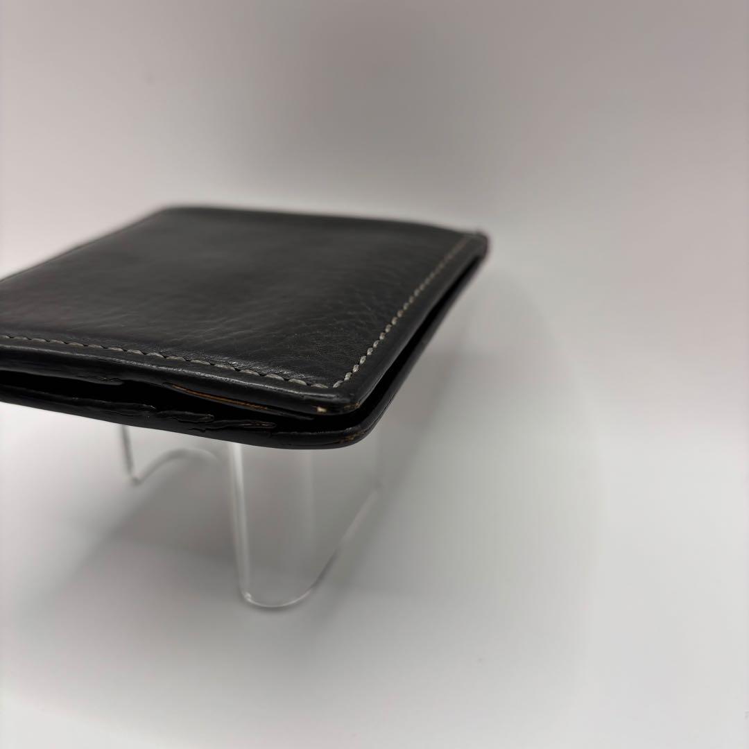 土屋鞄　二つ折り財布　マネークリップ　ブラック　　ウルバーノ　財布　札入れ　黒