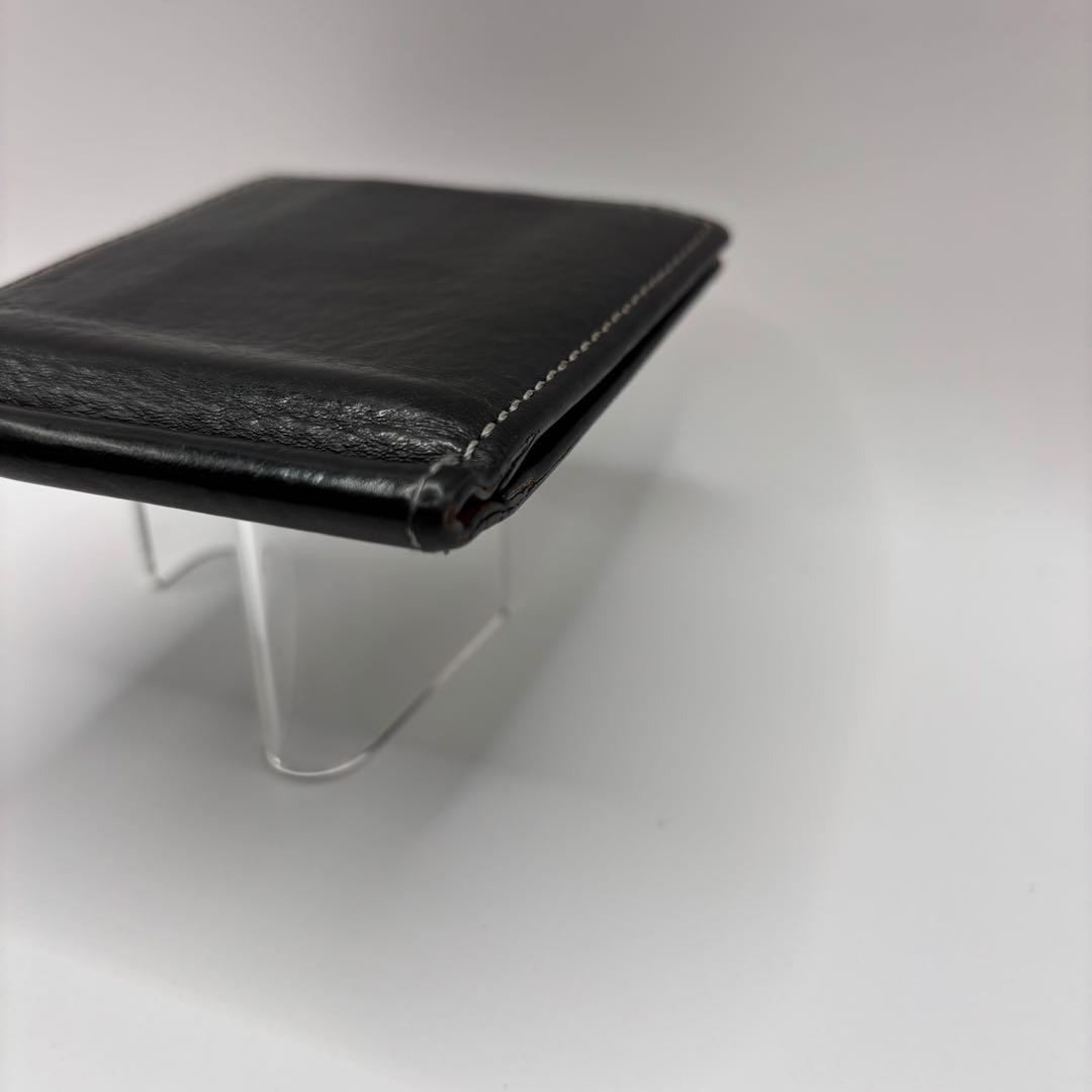 土屋鞄　二つ折り財布　マネークリップ　ブラック　　ウルバーノ　財布　札入れ　黒