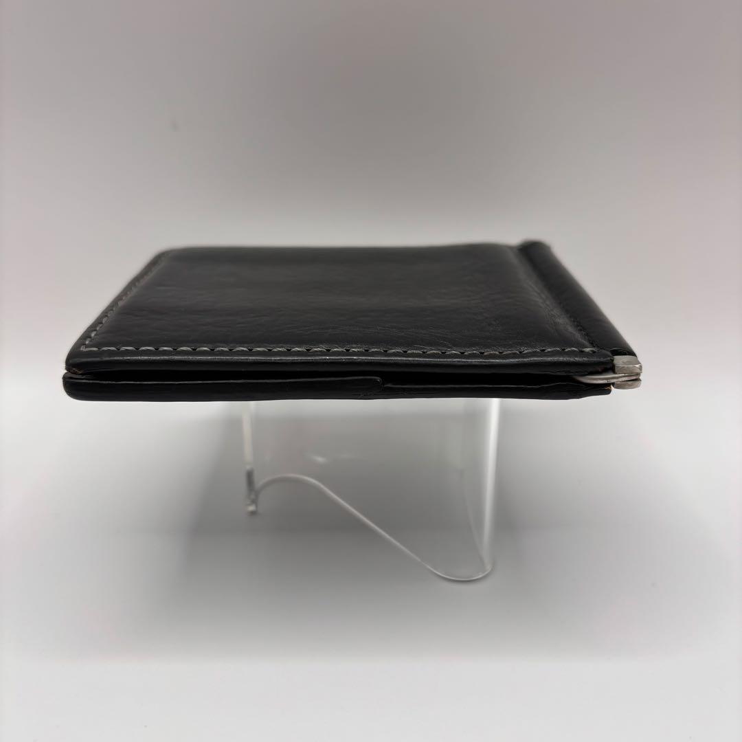 土屋鞄　二つ折り財布　マネークリップ　ブラック　　ウルバーノ　財布　札入れ　黒