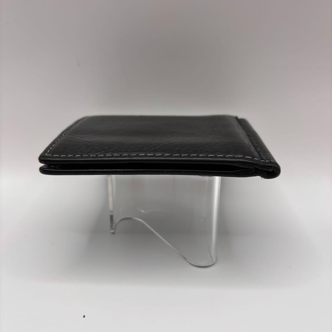 土屋鞄　二つ折り財布　マネークリップ　ブラック　　ウルバーノ　財布　札入れ　黒