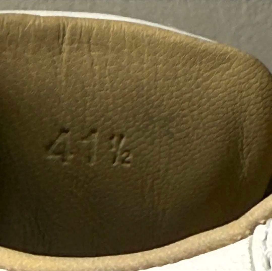 HERMES エルメス ホワイトスニーカークイッカー41