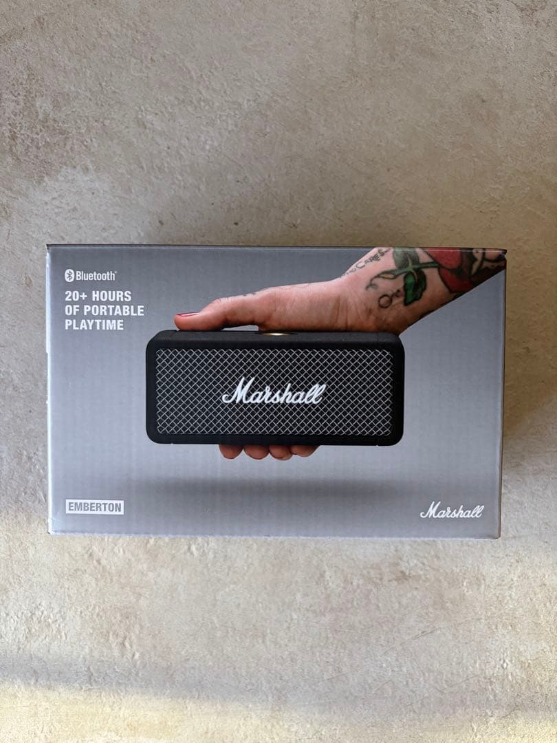 Marshall ワイヤレススピーカー ブラック　EMBERTON