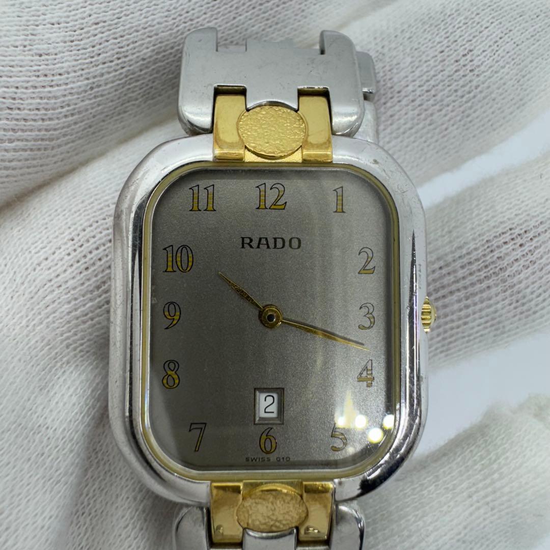 ✨RADO✨ラドー✨コンビ✨デイト✨グレー文字盤✨ヴィンテージ✨腕時計✨