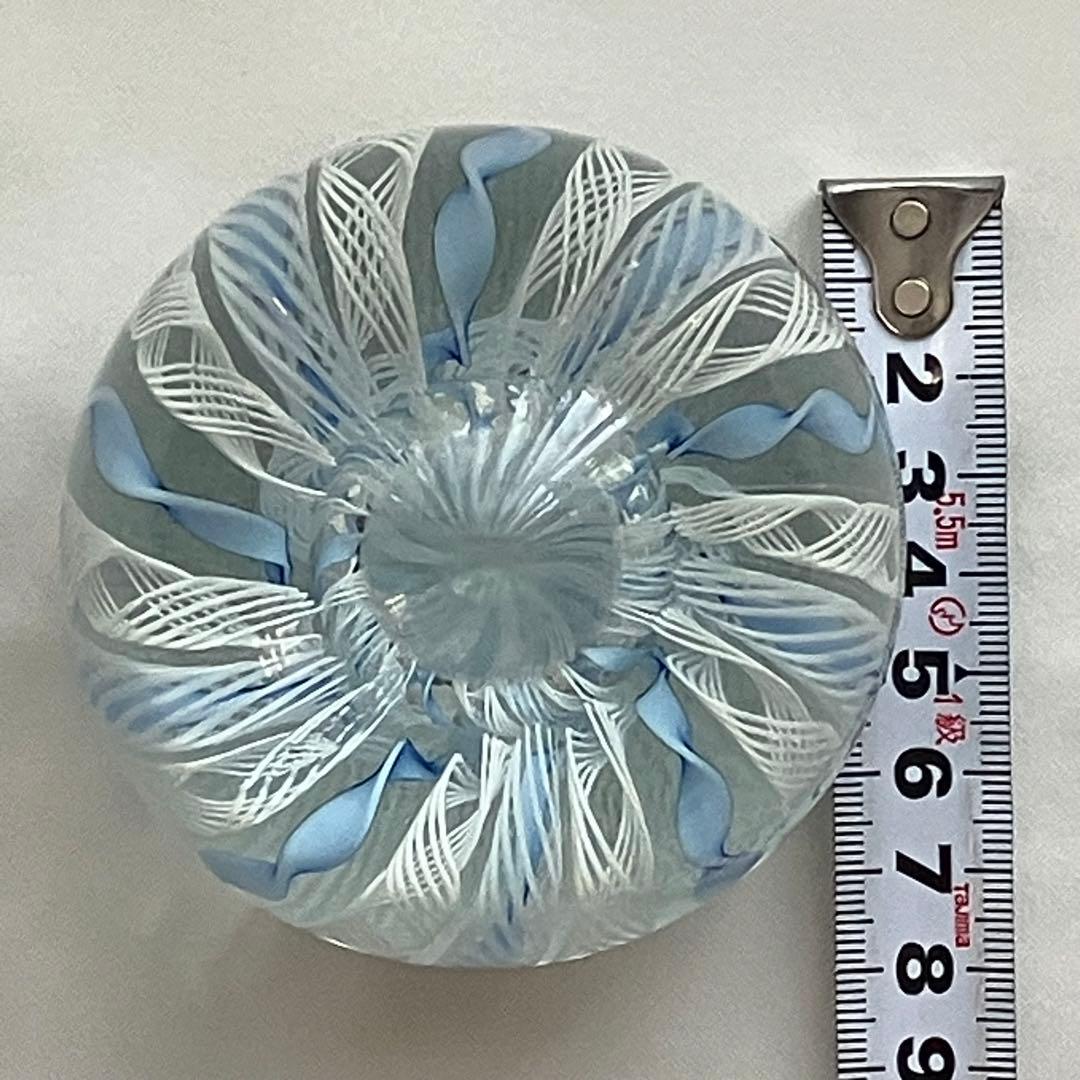 Murano glass ベネチアングラス　レース　ペーパーウエイト