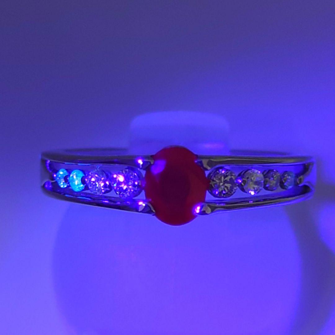 専用　Ptルビー ダイヤモンドリング ノーヒートルビー プラチナ ダイヤ