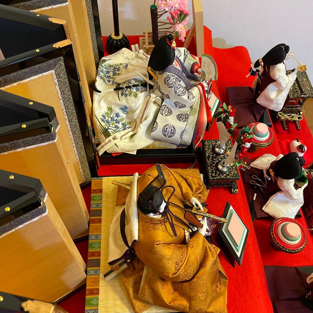 ①御雛様　三段飾り(別出品との3セット商品)