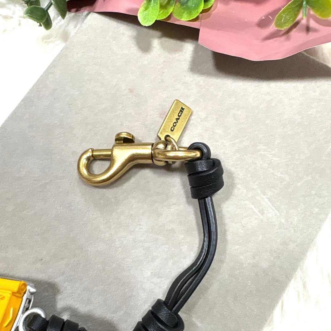 極美品 COACH コーチ スモール ニューヨーク りんご チャーム