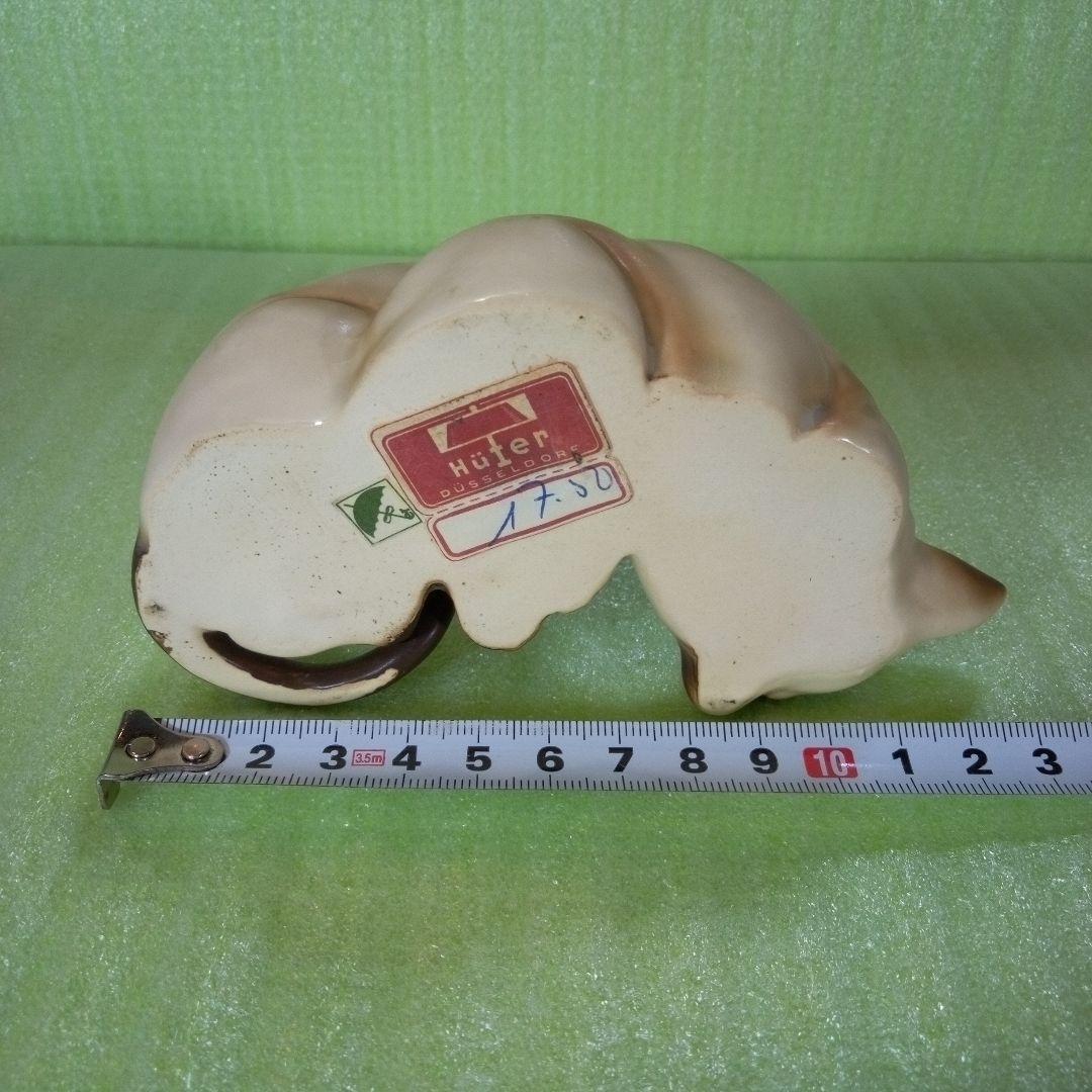 アンティークな猫の置物　仲良し　兄弟？　シャム猫？　ポインテッド？　レア　希少