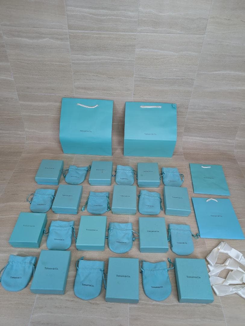 まとめ売り　ティファニー　Tiffany&Co.　空箱　巾着袋　ポーチ　セット