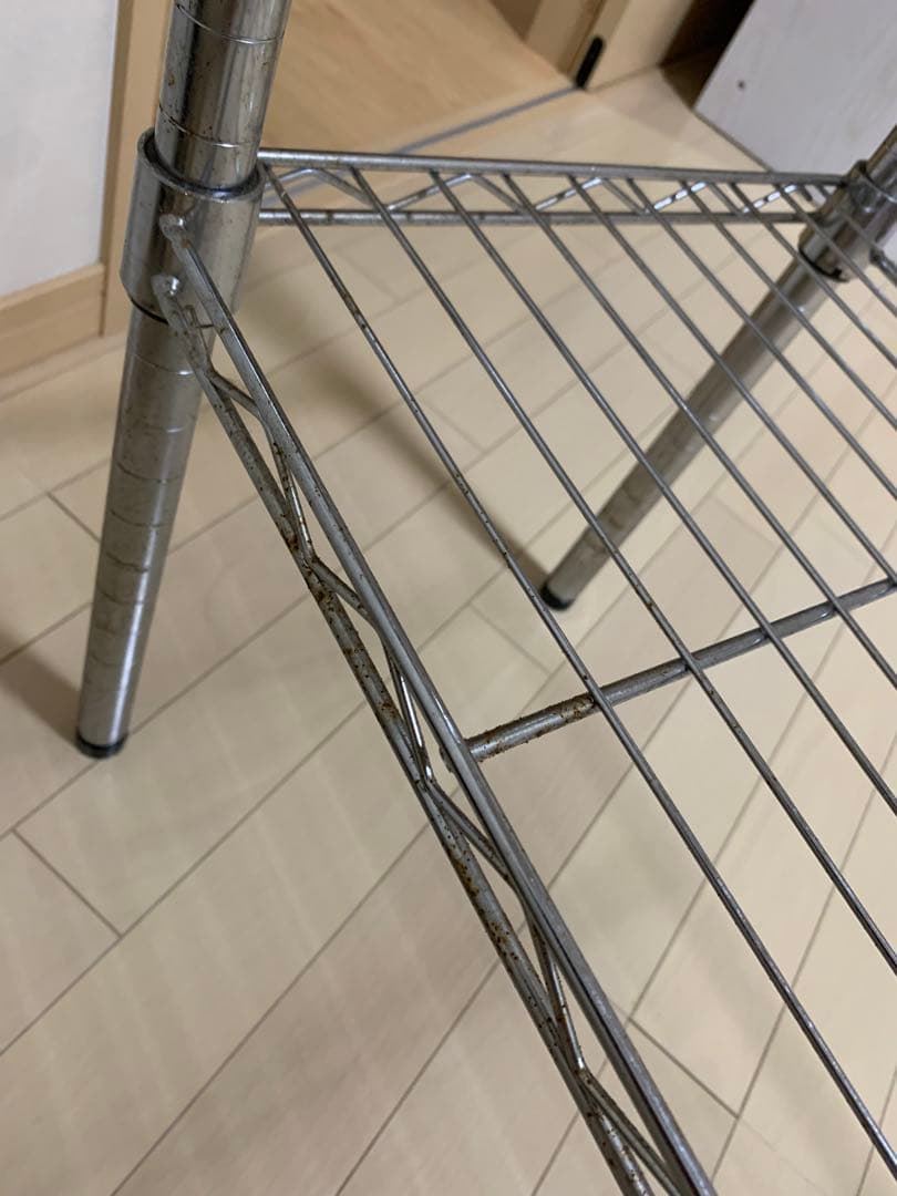 最終お値引き‼️5段 スチールラック シルバー