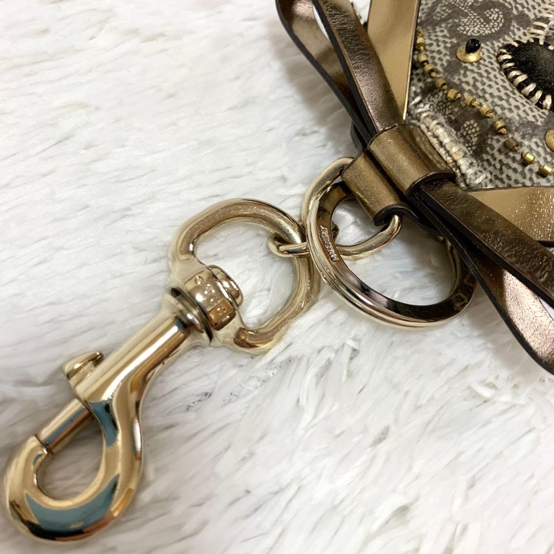✨希少極美品✨グッチ グッチョリ ブルドッグ 犬 チャーム キーホルダー