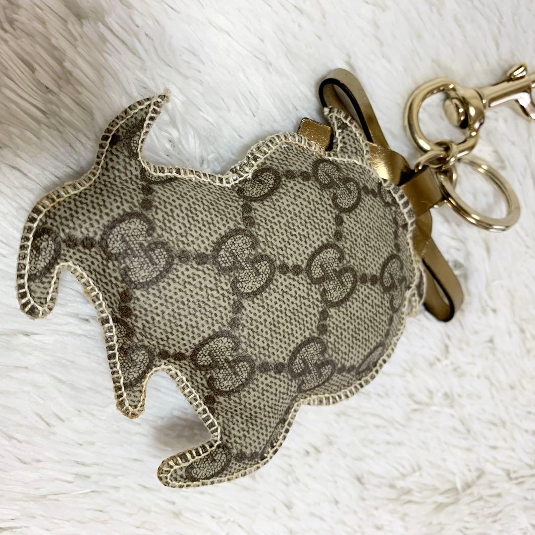 ✨希少極美品✨グッチ グッチョリ ブルドッグ 犬 チャーム キーホルダー