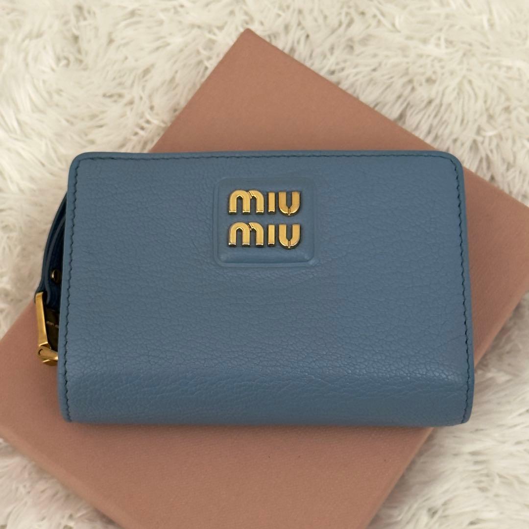 美品⭐️現行 RFID内蔵 MIUMIU ミュウミュウ 財布 マドラス ICチップ
