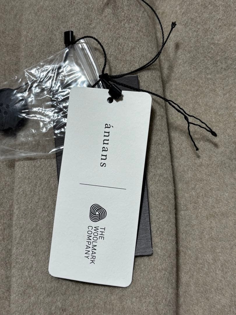 anuans ✨ウールトレンチコート 2024AW ♡GREY BEIGE