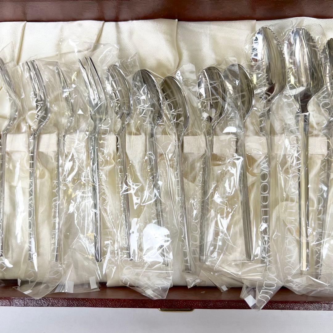 LUCKY WOOD カトラリーセット 35P 最高級ステンレス18/12