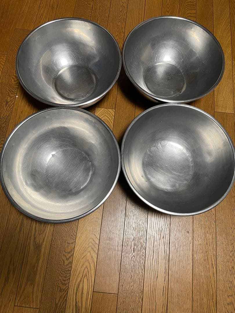 値下げ　業務用　ステンレス　鍋　3個　おまけステンレス製ボウル 4個