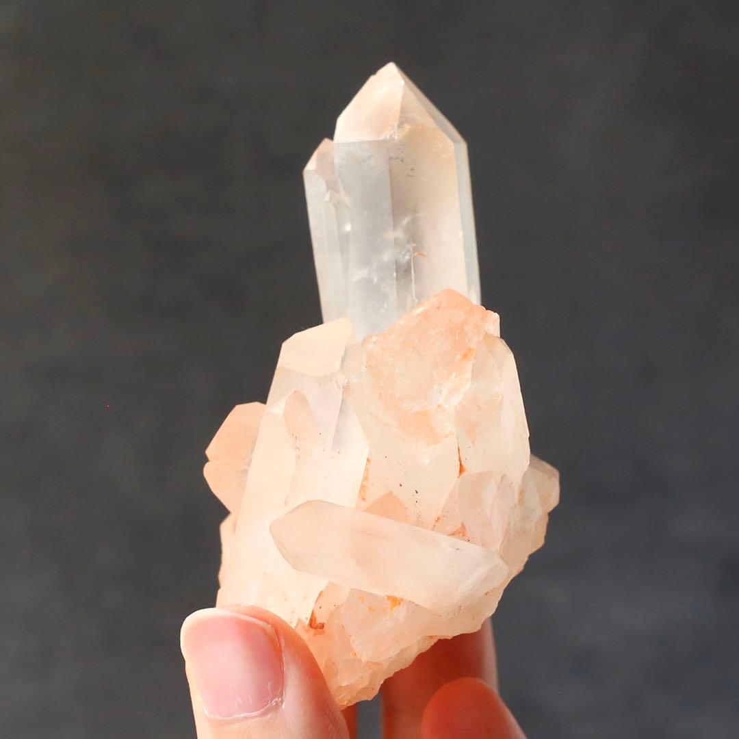 コロンビア産クォーツ ピンク 水晶 天然石 水晶 鉱物 一点物 クラスター 浄化