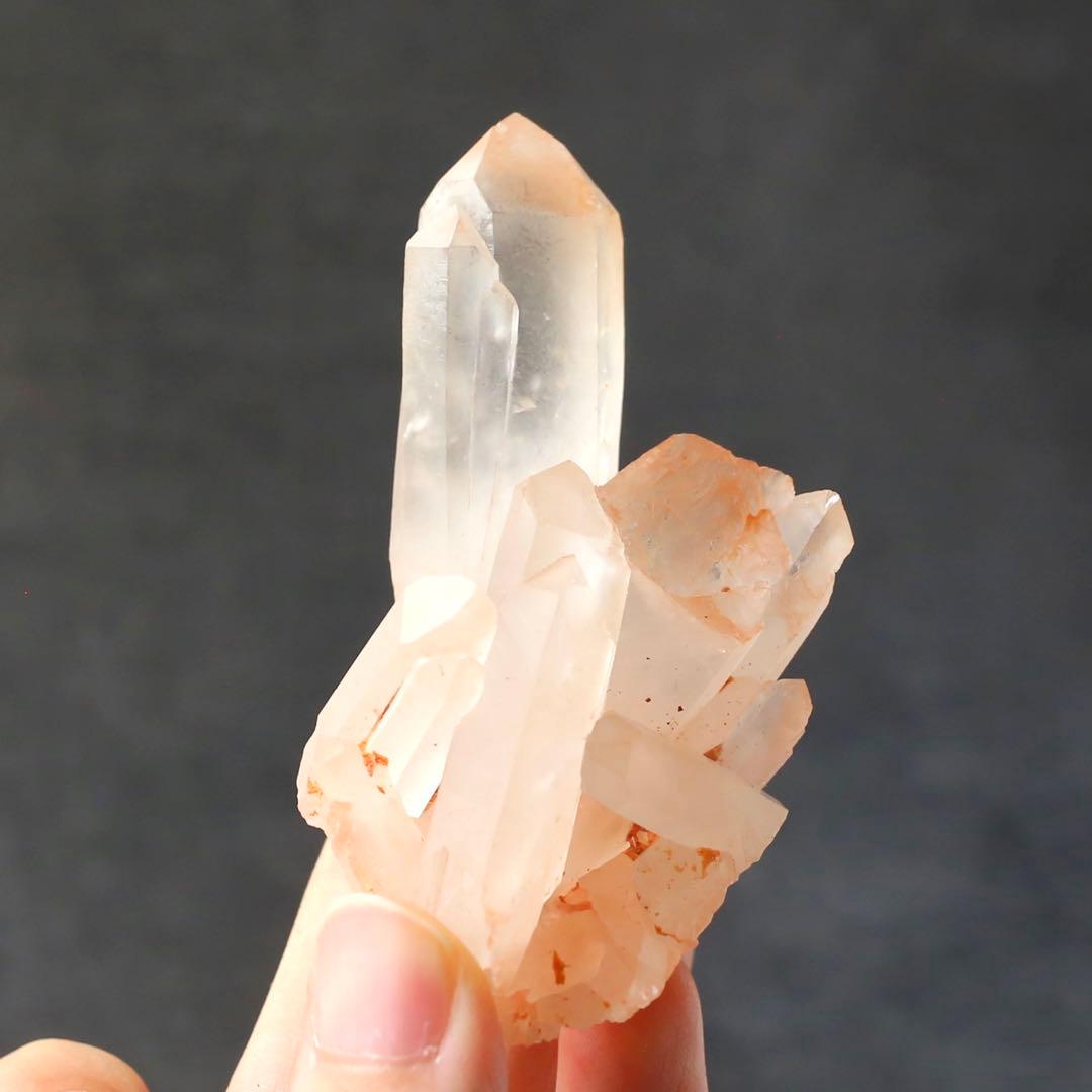 コロンビア産クォーツ ピンク 水晶 天然石 水晶 鉱物 一点物 クラスター 浄化