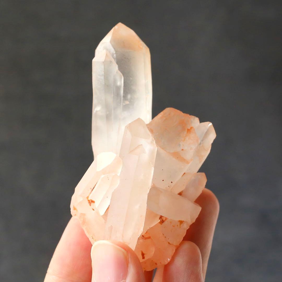 コロンビア産クォーツ ピンク 水晶 天然石 水晶 鉱物 一点物 クラスター 浄化