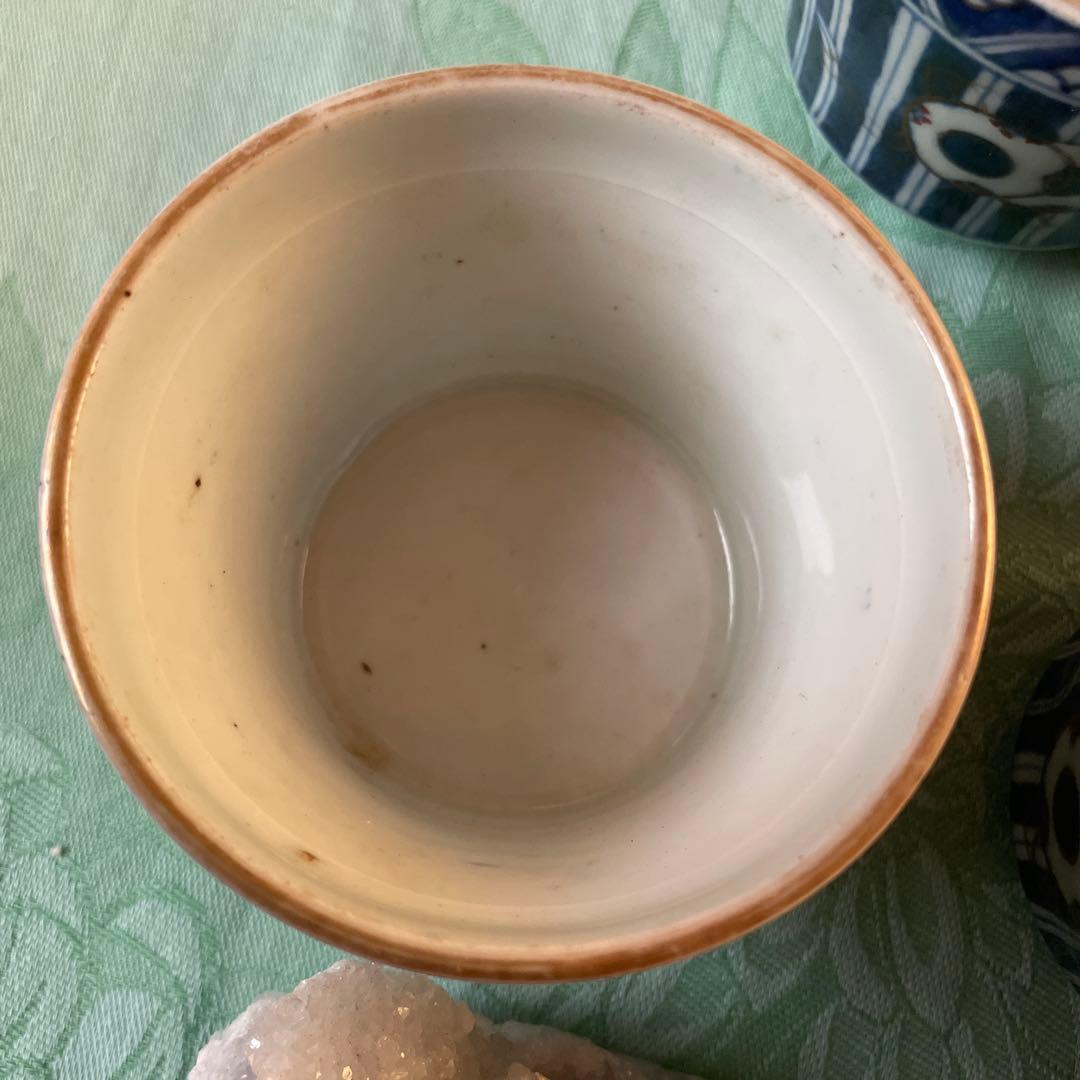 伊万里焼　金彩　染付　小鉢　向付碗　5客